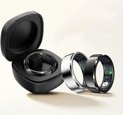 Image de Smartring SR6, noir, taille 9 - 59,5 mm
