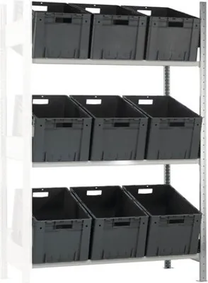 Zdjęcie produktu dla Ocynkowane regały skośne - 2000x1000x600 mm, typ 150 kg