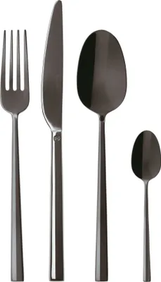 Produktbild von Sambonet Besteckset Rock Schwarz 24-teilig