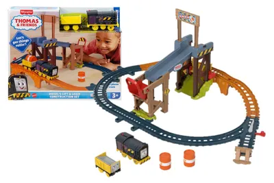 Produktbild von Fisher-Price Thomas & seine Freunde Diesels Baustellen-Set, motorisierte Spielzeugeisenbahn mit Schienen und Fracht, Zug- & Schienen-Set, 3 Jahr(e), AAA, Kunststoff, Mehrfarbig