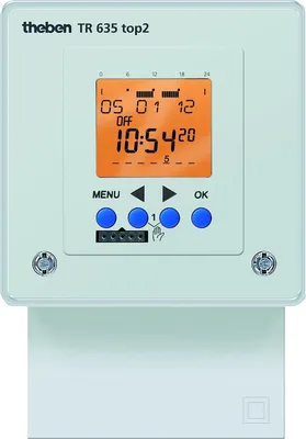 Produktbild von Theben TR 635 top2 Digitale Zeitschaltuhr mit Wochenprogramm, 1 Kanal, weiß