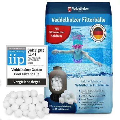 Zdjęcie produktu dla Filtracyjne kulki do basenu jako zamiennik piasku filtrującego - 340g