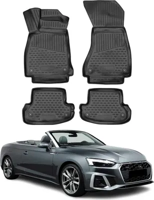 Immagine prodotto di 2016-2024 Audi A5 Coupé Cabriolet F5P Tappetini TPE Nero 4 pz