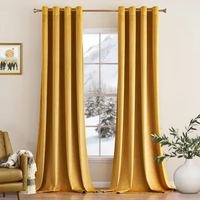Produktbild von Samtvorhang Ösen 2er Set 140X145 cm