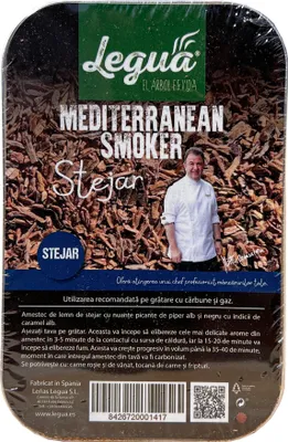 Zdjęcie produktu dla Zestaw do wędzenia Legua® - aluminiowy cybuch z wiórkami śródziemnomorskiego dębu szypułkowego