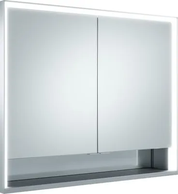 Immagine prodotto di KEUCO Royal Lumos armoire de toilette encastrable 2 portes, porte courte, avec miroir chauffant, 900mm, 14313171304, 14313171304
