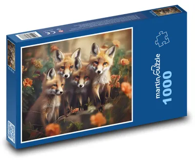 Obrázek produktu pro martinpuzzle - Puzzle 1000 - Malé lišky