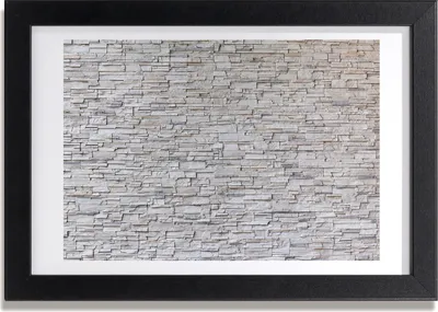 Produktbild von Bild 30x20 MDF-Rahmen, Wandkunst Steinwand