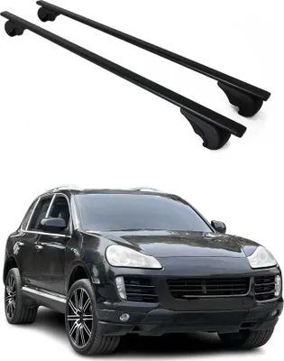 Obrázek produktu pro Příčné střešní nosiče pro Porsche Cayenne 955 (2003–2010), černé