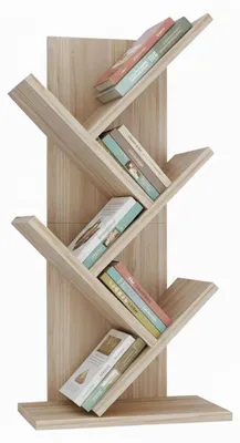 Imagen del producto de Estantería vertical, con 4 niveles, de 18 x 30 x 60 cm, ideal para el salón