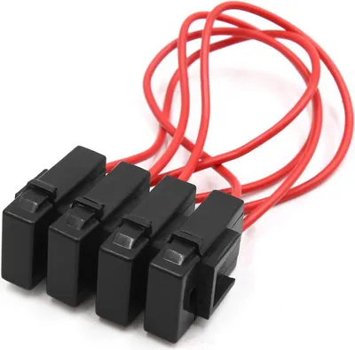 Produktbild von 4 Stücke 30A Inline ATC Sicherungshalter AWG Draht für Auto
