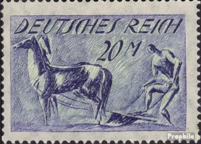 Produktbild von Briefmarken Deutsches Reich 1921 Mi 176a postfrisch Ziffernzeichnung