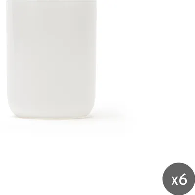 Produktbild von Excelsa Set Von 6 Wasserglas Nordic Glas 35 Cl Weiß