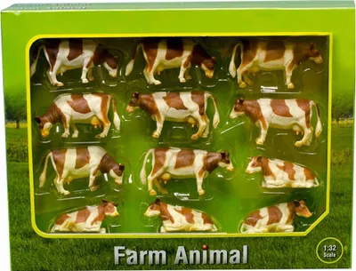 Image de Kids Globe Vaches Kit de tamisage 12 pièces 1:32 plastique 571968