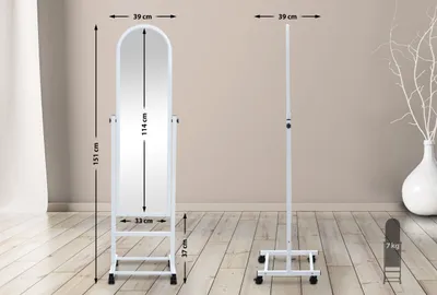 Produktbild von Standspiegel Evoir weiß