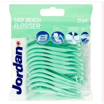 Produktbild von Jordan Zahnseide Easy Reach Flosser, 25 Stück