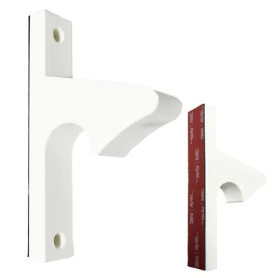 Produktbild von Türfeststeller Türstopper - Weiß - Praktischer Bodentürstopper