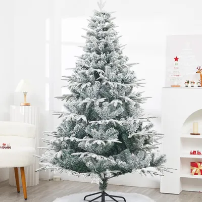 Produktbild von Künstlicher Weihnachtsbaum beschneit dicht 2,1 m Grün