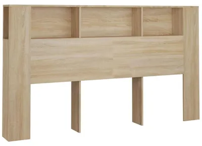 Obrázok produktu pre vidaXL Čelo postele s policami dub Sonoma 180x18,5x104,5 cm