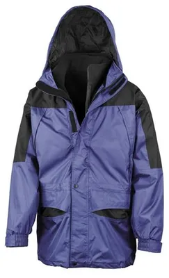 Produktbild von Herren Winterjacke - Result ALASKA 3-IN-1 JACKET - royal/black - Größe M