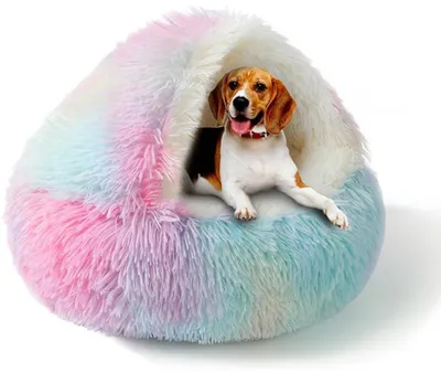 Produktbild von Kissen für Hunde und Katzen mit Plüsch und Anti-Slip, bequem und warm