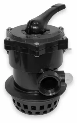 Produktbild von Praher 6 Wege Top Mount Ventil inkl. Klemmring | schwarz