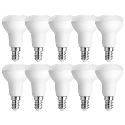 Image de Spectrum 10 x LED Leuchtmittel Reflektor R50 4,8W = 40W E14 matt 355lm warmweiß 3000K 120°