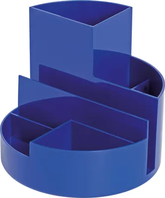 Obrázok produktu pre MAUL držiak na ceruzky MAUL okrúhly box plast 14 x 14 x 12,5 cm modrý
