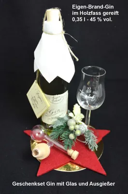 Produktbild von Geschenkset GIN 0,35 l mit Glas und Ausgießer