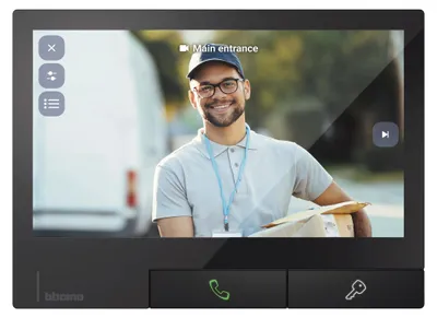 Immagine prodotto di 344743 Centralino video Classe 300 con schermo touch da 7" e connessione smartphone