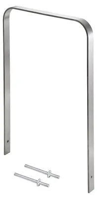 Produktbild von Fahrradanlehnbügel 117 x 80 cm Edelstahl 13 mm Fahrradständer Anlehnständer Parker Typ U