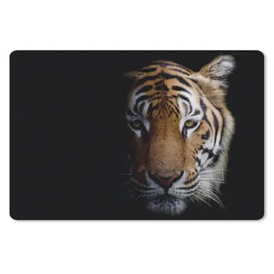 Produktbild von MuchoWow® Mauspad Mousepad Tiere - Tiger - Kopf 27x18 cm - Mousepads - Maus Mat - Pad - Mausunterlage - Büroartikel - Desk Matten