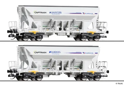 Obrázek produktu pro Sada nákladního vozu Tillig 1054 Captrain / Eurovia
