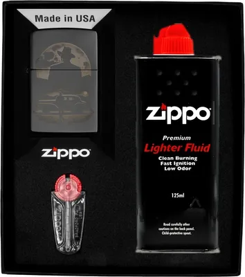 Produktbild von ZIPPO Feuerzeug-Set VINTAGE CAR AND MAN DESIGN Geschenk No1
