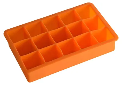 Produktbild von Eiswürfelform 15 Stück, Flexibel Und Spülmaschinenfest, Mit Tiny Grids Für Schnelles Einfrieren