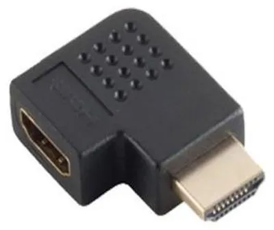 Produktbild von Adapter HDMI-St./HDMI-Buchse Winkel 270° verg.