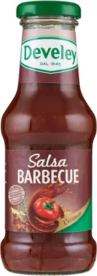 Produktbild von Develey Salsa Barbecue, Salsa, 250 g, 153 kcal, 648 kJ, 0,8 g, 0,9 g
