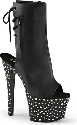 Produktbild von STARDANCE-1018-7 Damen Booties von Pleaser, Schwarz EU 41, US 11