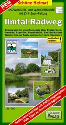 Immagine prodotto di Percorso ciclabile della Valle dell'Ilm 1 : 35 000