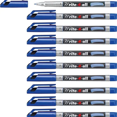 Image de STABILO 156/41 STABILO Marqueur permanent Write-4-all, F, bleu