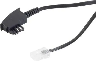 Produktbild von Telefonkabel 6m, TAE-F-Stecker / RJ 45 Stecker