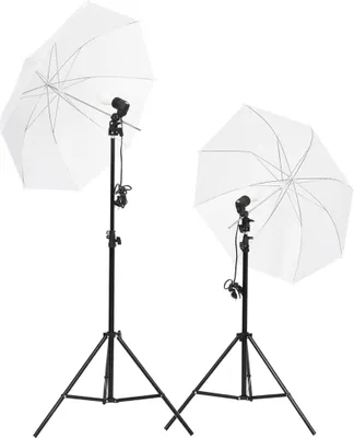 Produktbild von vidaXL Fotostudio-Set mit Beleuchtung und Hintergrund