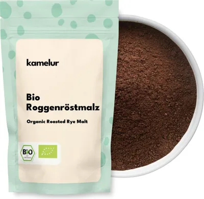 Produktbild von Kamelur® Bio Roggenröstmalz gemahlen 1 kg