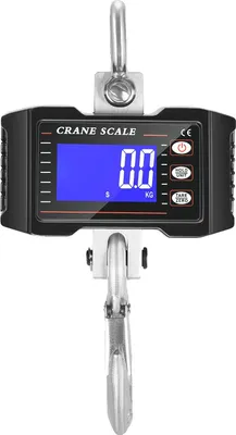 Obrázek produktu pro Elektronická závěsná váha, nosnost 1000 kg, dálkové ovládání, černá