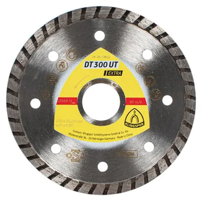 Obrázek produktu pro Diamantový Kotouč Na Řezání Nemetalů Klingspor Turbo 115X1.9X22.23