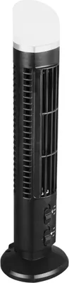Zdjęcie produktu dla Bezłopatkowy wentylator wieżowy Przenośny wentylator biurkowy USB z oświetleniem do domu, sypialni i biura