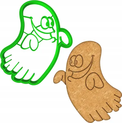 Produktbild von Cookie Monster Halloween Geister-Ausstecher "Duszek 17"