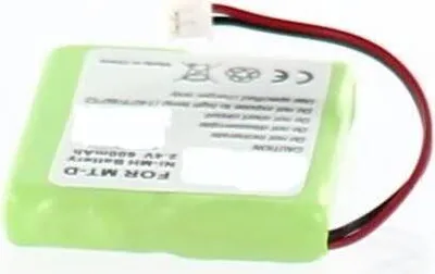 Produktbild von Akku für Avm Fritz!Fon MT-D NiMH 2,4 Volt 500 mAh grün.