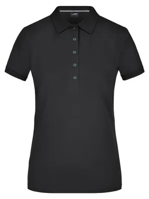 Produktbild von James and Nicholson - Poloshirt für Damen LT2278 (L) (Schwarz)