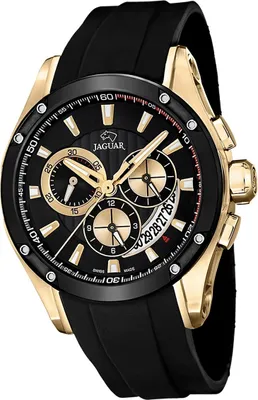 Produktbild von Jaguar Silikon Herren Uhr Chronograph Armbanduhr schwarz Special Edition D2UJ691/2